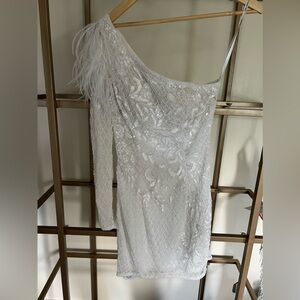 White Sheri Hill Dress Style Number 55136 Size 4 Brand New Never Worn